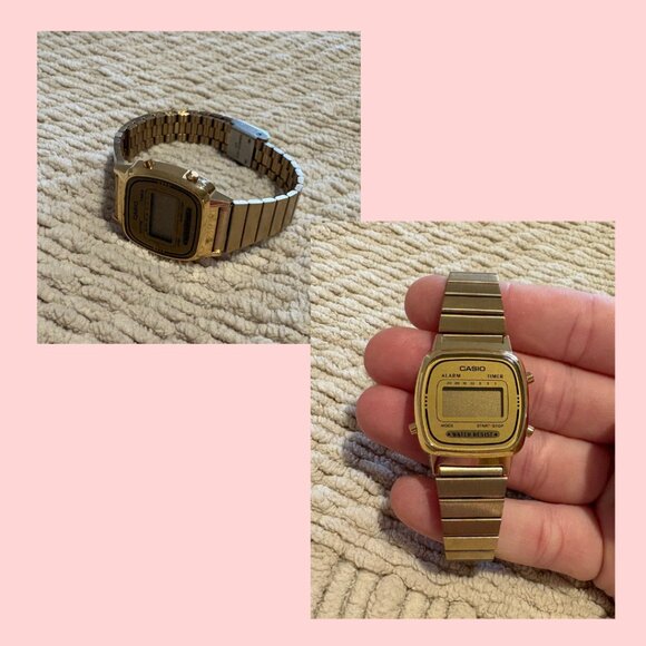 Casio Vintage Style LA670WGA-9 Stainless Steel Women's Watch, Gold Tone - Picture 4 of 4